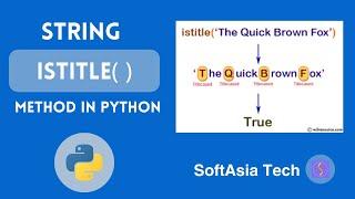 (MM)  Understanding the `istitle` Method in Python | Python String Methods Explained