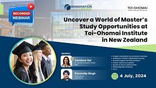 Study Opportunities at Toi - Ohomai Institute in NZ || Immigration Advisers New Zealand Ltd