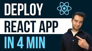 Create, Modify and Deploy a React App in 4 Minutes