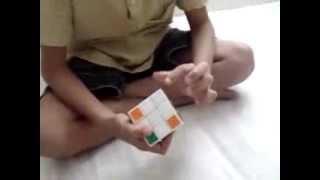 Aneesh's 3x3x3 Rubik's cube solution (part 1)