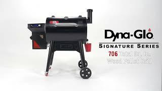 Dyna-Glo 706 Square Inch Wood Pellet Grill - DGSS7002BWP D
