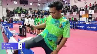 Jatim vs Lampung | Final Beregu Putra | Tenis Meja  PON 2024