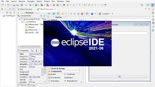Create your first Java GUI using Eclipse IDE 2021
