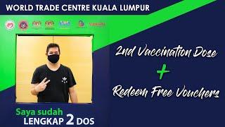 2nd Dose Vaccination at PWTC | How to redeem FREE vouchers