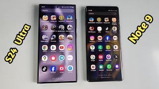 Galaxy S24 Ultra vs Galaxy Note9 Speed Test ( 2 )