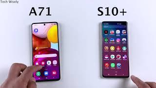 SAMSUNG A71 vs S10 Plus - SPEED TEST - 2021