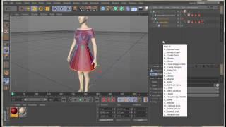 How to create shirt in Cinema 4d.