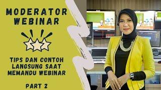 Contoh Moderator MC Webinar / Acara OnLine | Order Text MC cek Link di Bio