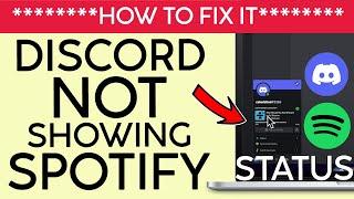 FIXED | Discord Not Showing Spotify Status | Discord Spotify Not Showing Status 2022