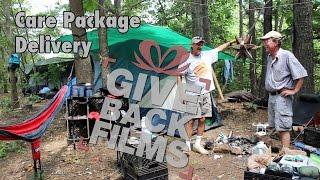 Care Package Delivery to a Homeless Camp | GiveBackFilms