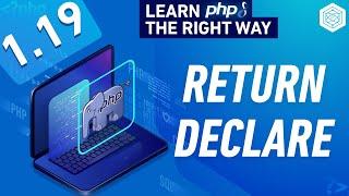 PHP Return, Declare & Tickable Statements - Full PHP 8 Tutorial