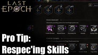 How to Respec Skills (quick demo)