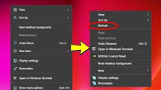 How to Enable the Old Context Menu in Windows 11