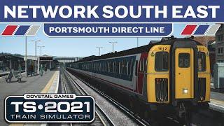 TS2021 Portsmouth Main Line Class 423 ‘4VEP’ EMU Network Southeast Time-lapse