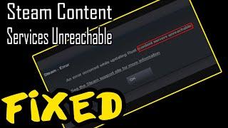 How to Fix   steam content servers unreachable Windows 10