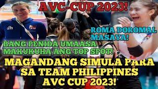 AVC CUP 2023! MAGANDA ANG SIMULA PARA SA TEAM PHILIPPINES! #onesports #AVCCUP2023