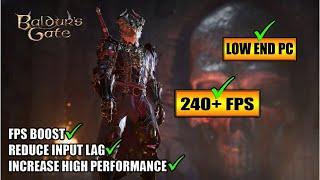 Baldur's Gate III: How to boost your FPS and FIX lag on LOW END PC