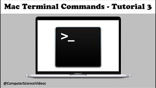 Mac Computer TERMINAL Commands - Tutorial 3 | Changing Directories