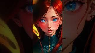 Look into my eyes #painting  #anime #aigirl #aiart #aianimation #stablediffusion