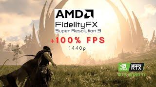 AMD FSR3 - Frame Generation - Forspoken - 3080Ti @ 1440p Ultra High