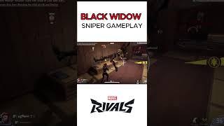 BLACK WIDOW best shooter  #marvel #marvelrivals #blackwidow #gaming #gameplay #overwatch2