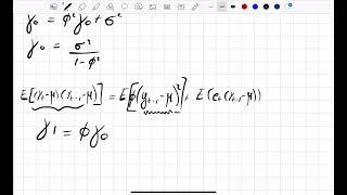 AR(1) Autoregressive Process: Mean, Autocovariances, ACF