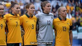 Tameka Yallop reaches 100 international caps for the CommBank Matildas