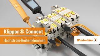 Klippon® Connect Hochstrom-Reihenklemmen || Energie zuverlässig und effizient zuführen