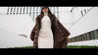 Full length sable fur coat