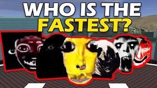 Who is The FASTEST Nextbot? | Garry's Mod