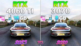 RTX 3070 8GB vs RTX 4060 Ti 16GB - Test in 8 Games | DLSS3
