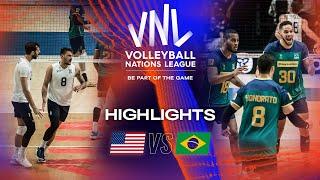  USA vs.  BRA - Highlights Week 1 | Men's VNL 2023