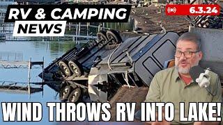 CAMPENDIUM and GRAND DESIGN Pressured to Change, More Storms Damage RVs, Canadian Camping