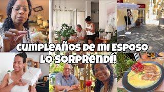 PREPARANDO EL CUMPLEAÑOS SORPRESADE MI ESPOSO Y ASI REACCIONA, REGALORESTAURANTE! VLOG