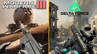 Attention to Detail & Physics Comparison: Modern Warfare III Vs Hawk Ops