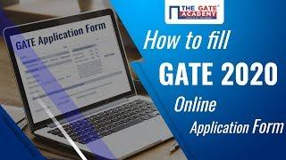 How to Fill GATE 2020 Application Form | GATE Online Form 2020 | GOAPS