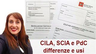 CILA, SCIA e Permesso di Costruire: differenze e usi