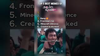 Top 5 Best Memes of Squid Game 2 #top5 #squidgame2 #memes