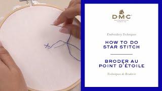 Embroidery How To: Star Stitch (Double Cross Stitch)