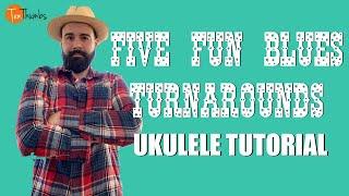 5 Stylish Old School Blues Turnarounds in G - Blues Ukulele Tutorial