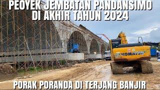 UPDATE TERKINI PROYEK JEMBATAN PANDANSIMO DI AKHIR TAHUN 2024