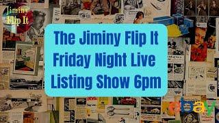 The Jiminy Flip It Friday Night Live Listing Show - Vintage Print Ads