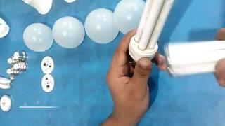 How to Repair 12 Watt CFL Bulb at Home - by Technical Adan