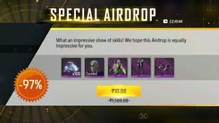 special airdrop trick in free fire how to get 10 rupees airdrop in free 