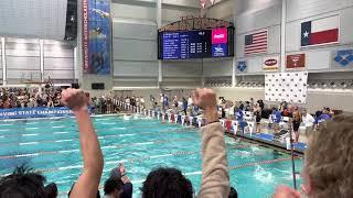 Kid Slips On Start And Still Wins State  | Boys 100 Back A Final | 2022 UIL 6A State