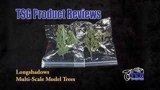 N or HO Scale Model Scenery Trees Longshadows Product Review