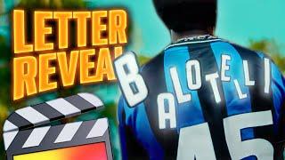 Make LETTERS Appear on Jerseys! Final Cut Pro X