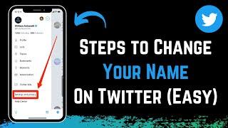 How to Change Name on Twitter !