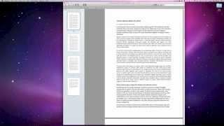 Reading and annotation of PDF documents - using Preview