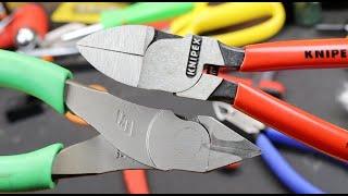 Royal Flush! Knipex, Snap On, Milwaukee, Tsunoda and Kaiweets flush cutting pliers. Zip your zipties